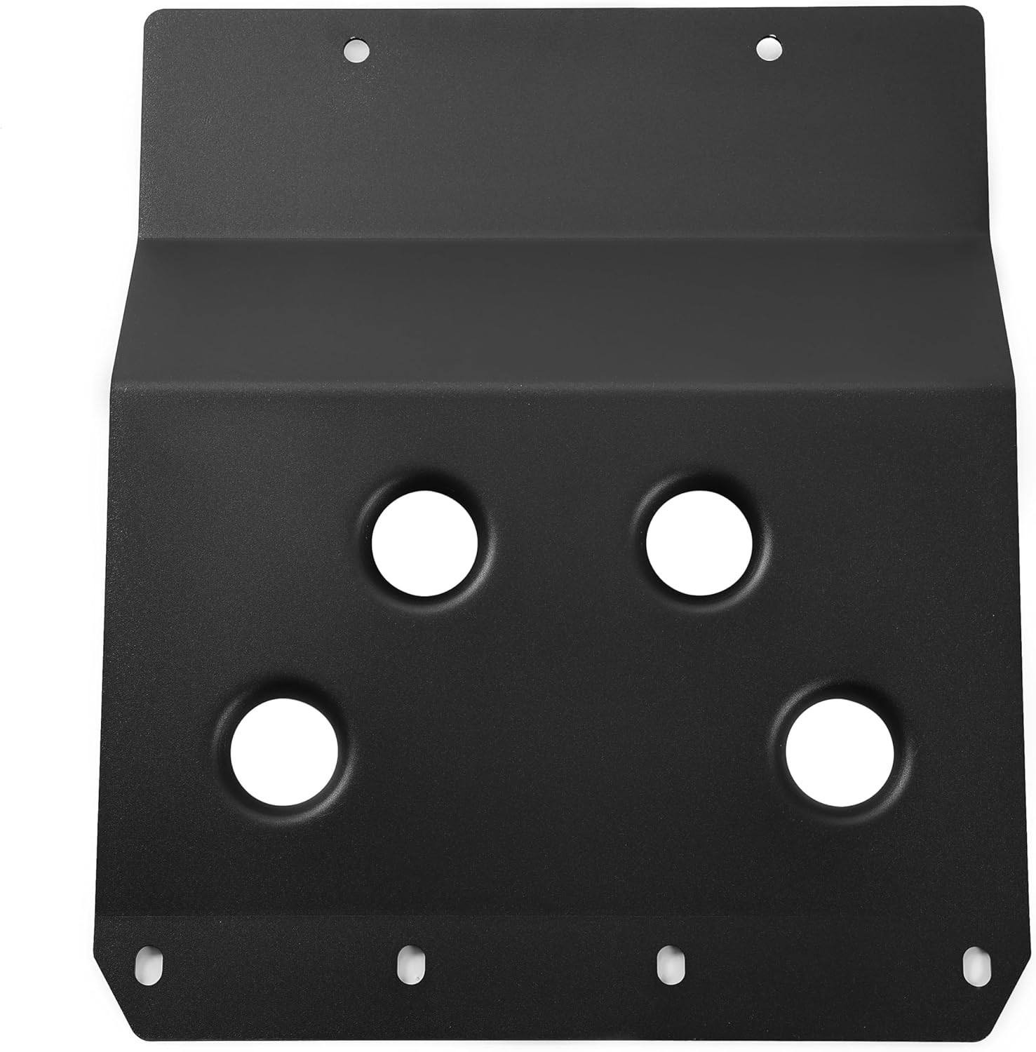 ALMULOO Front Skid Plate Kit Compatible with 2011-2019 Chevy Silverado GMC Sierra 2500 3500 HD Powder Coated Heavy Duty Steel Black