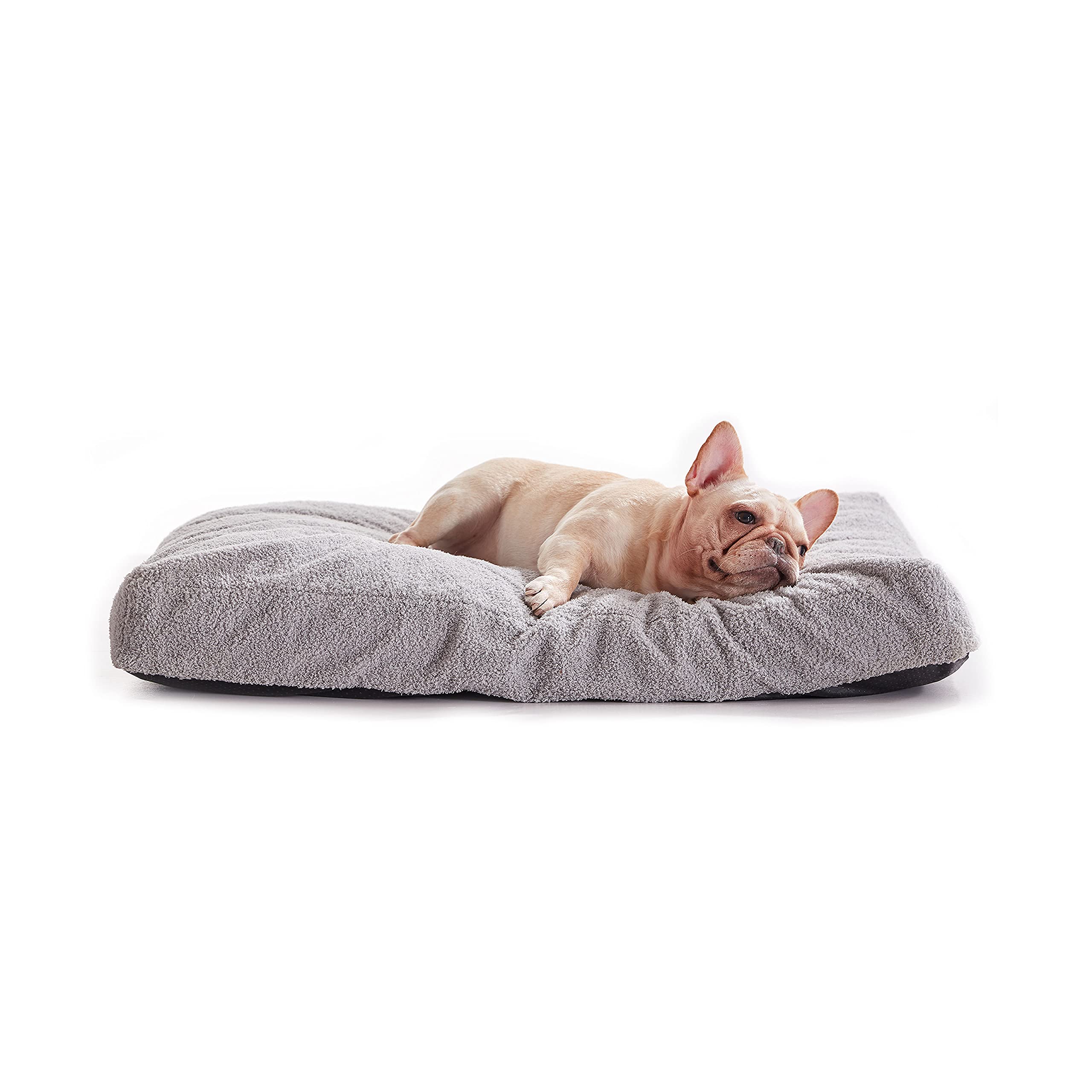 Petorrey Tufted Soft Memory Foam Dog Bed Orthopedic Crate Pet Mattress, Removable Cover and 100% Waterproof Inner Liner