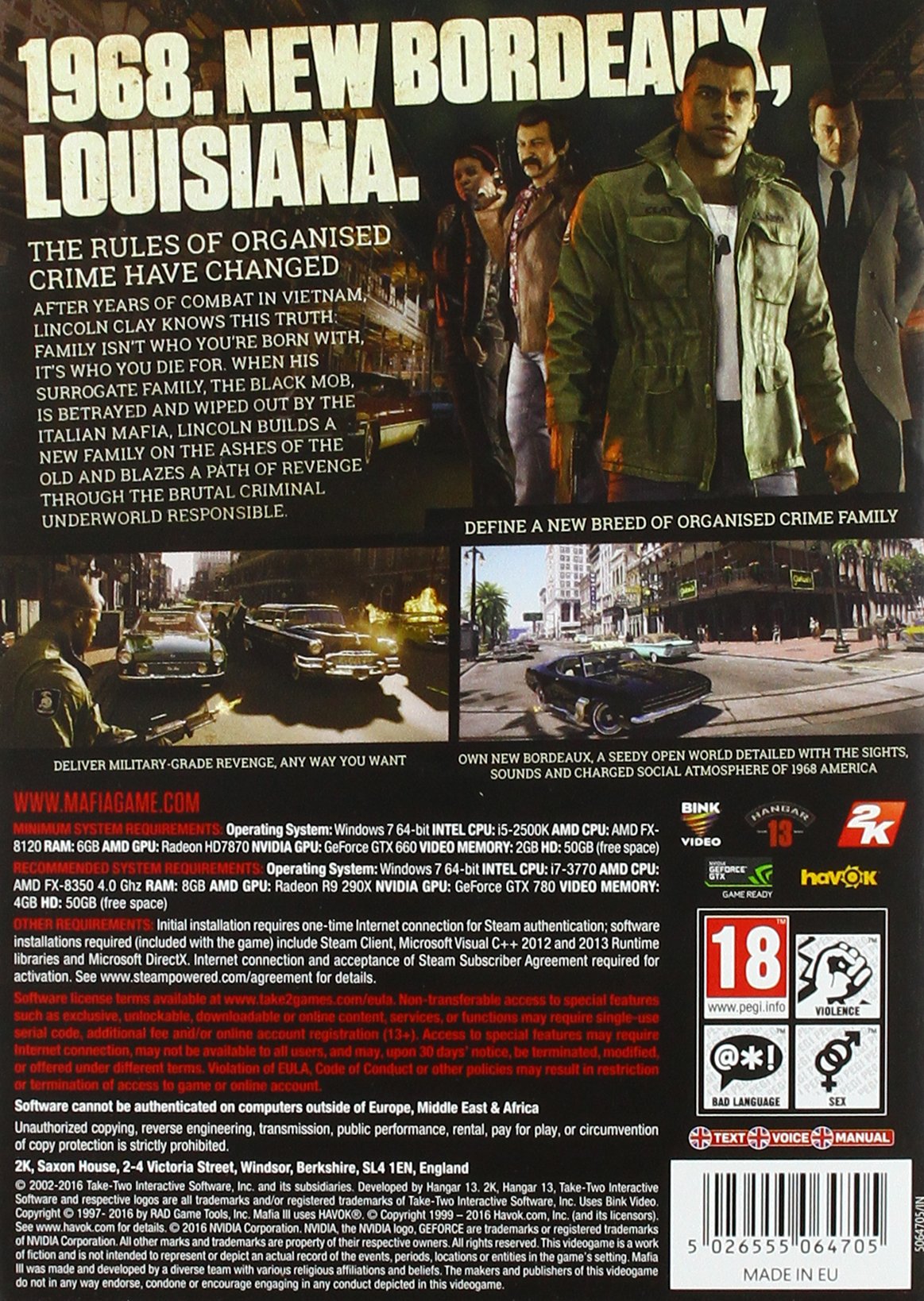 MAFIA 3 : Amazon.com.tr