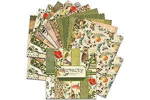 Nature Scrapbook Paper 6x6: A Tapestry of Vintage Delights for Your Crafting Journey