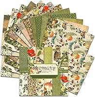 Vista 16 de BLEDS Papel de álbum de recortes, bloc de 24 hojas de papel para álbumes de recortes de manualidades de 12x12 pulgadas con patrón de galaxia