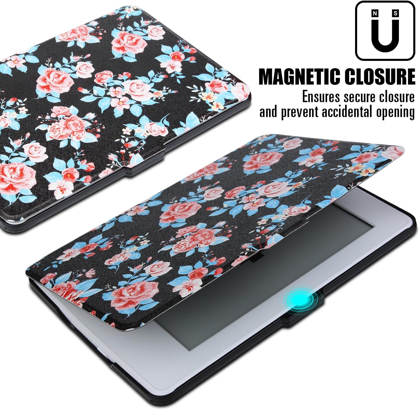 Aimerday SmartShell Case for Kindle Paperwhite - Premium PU Leather Magnetic Cover Auto Wake/Sleep for All-New Amazon Kindle Paperwhite(Fits All 2012, 2013, 2015 and 2016 Versions 306 PPI)