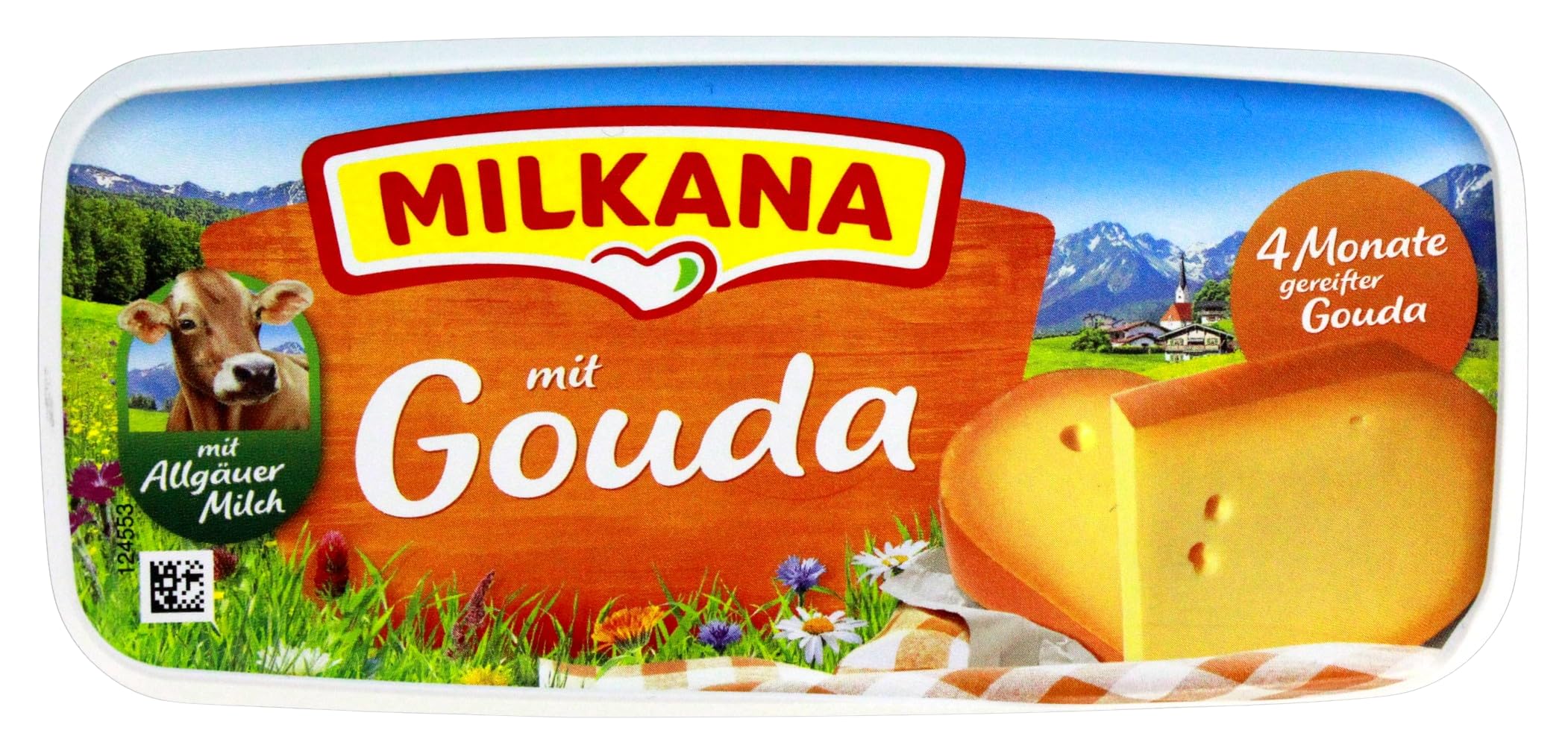 Milkana mit Gouda Schmelzkäse, 8er Pack (8 x 190g)