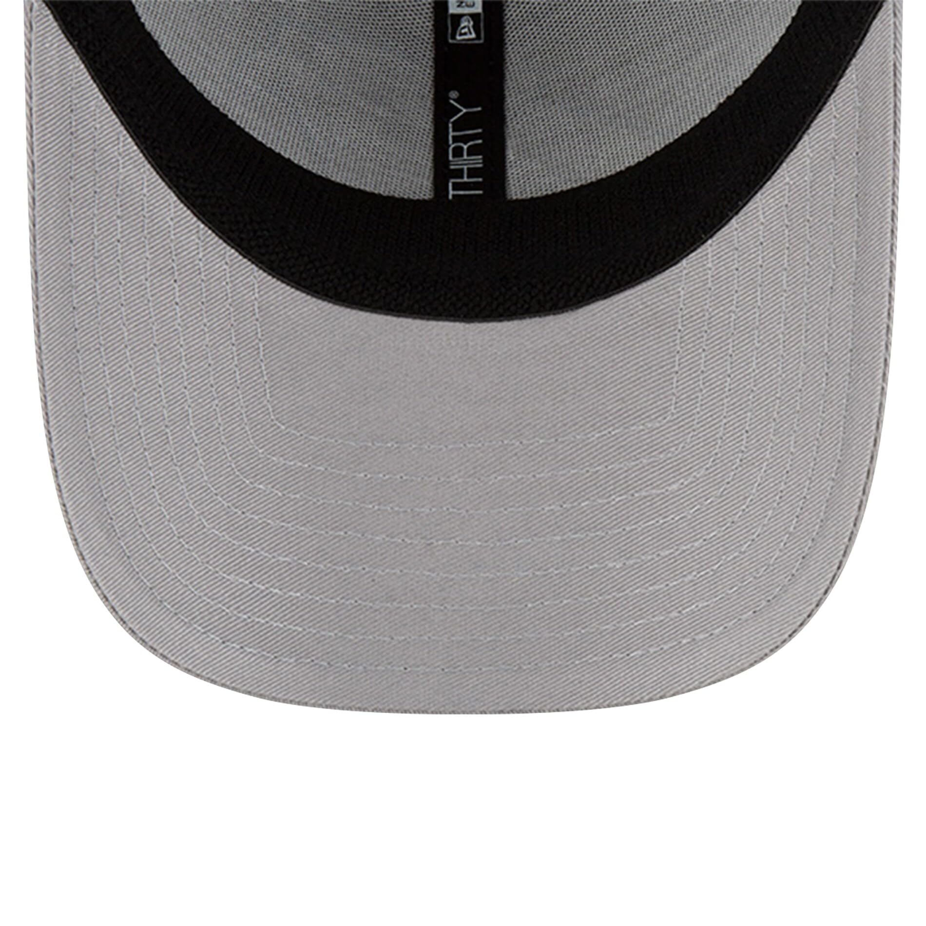 New Era Gorra de fútbol unisex para adultos NFL 39THIRTY gris con logotipo Neo Primary, ajuste elástico, flexible