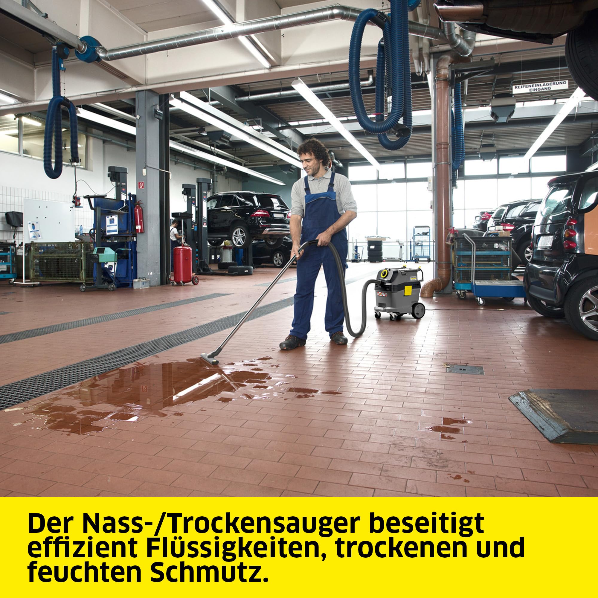 KÄRCHER Nass-/Trockensauger NT 30/1 Tact L, 30-l-Behälter, grau