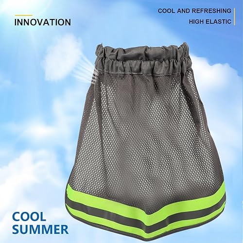 Vista 29 de Healifty 3 piezas de sombrero de trabajador para hombre, visera de sol, visera para hombre, visera de casco duro, visera de cuello duro para cascos