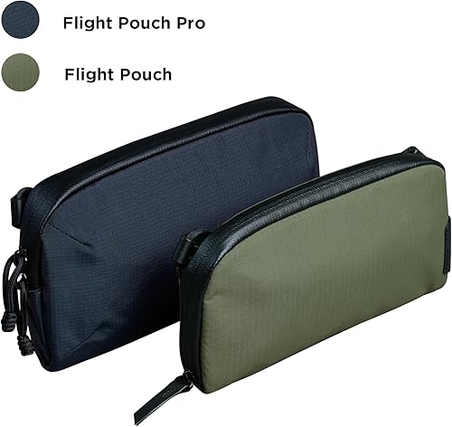Miniatura 3 de ALPAKA Flight Pouch Pro - Bolsa cruzada de 0.7 L para mujeres y hombres con bloqueo RFID, bolsa para pasaporte, tela Axoflux 400D resistente a la