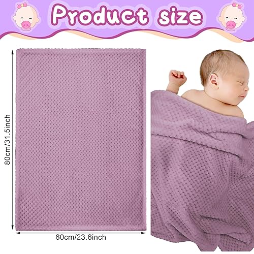 Vista 39 de Frienda Manta mullida para bebé, 4 piezas, manta mullida para niños y niñas, suave y cálida para bebés, recién nacidos, suministros de cama