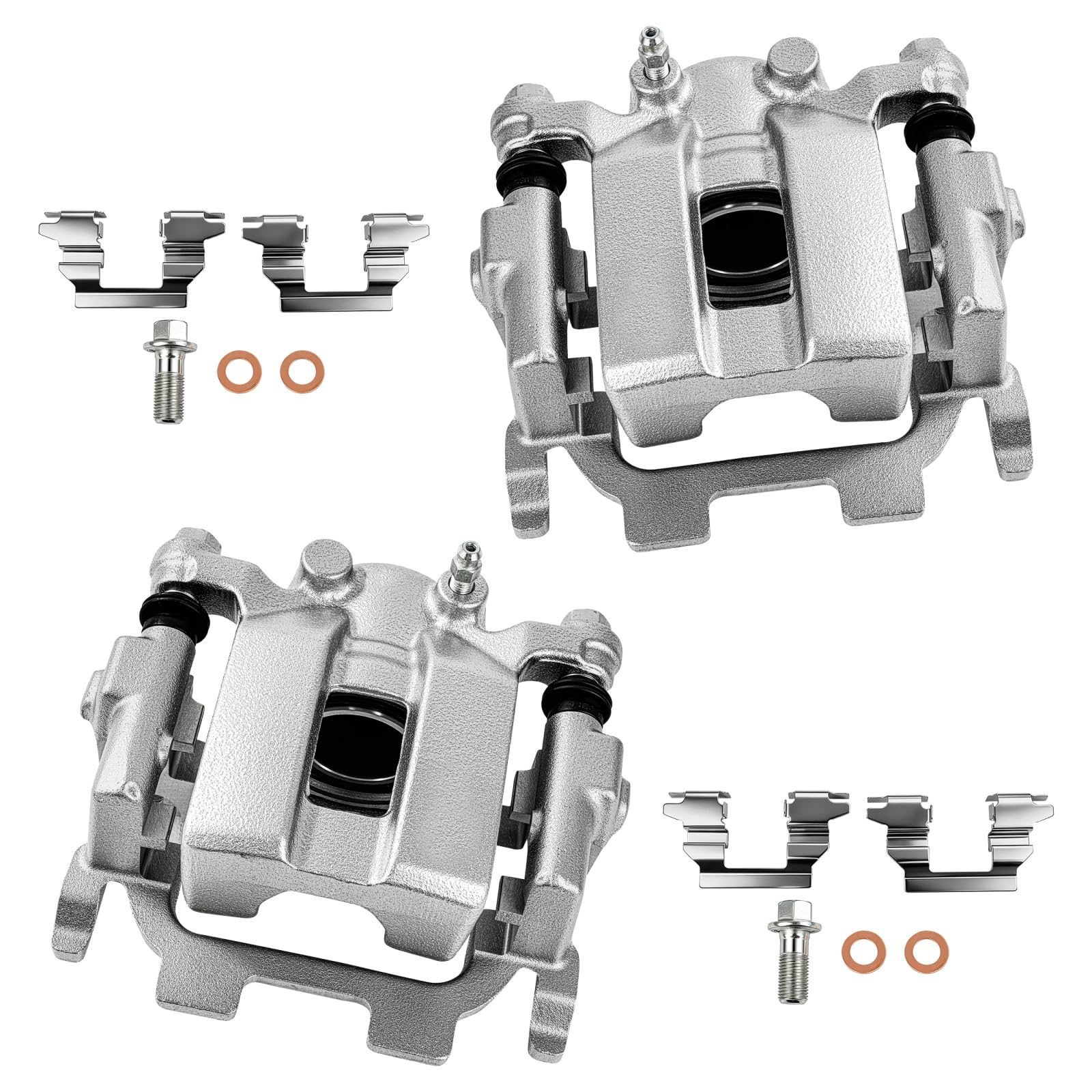 cciyu Rear Left &amp; Right Disc Brake Calipers Assembly 19B6036 19B6037