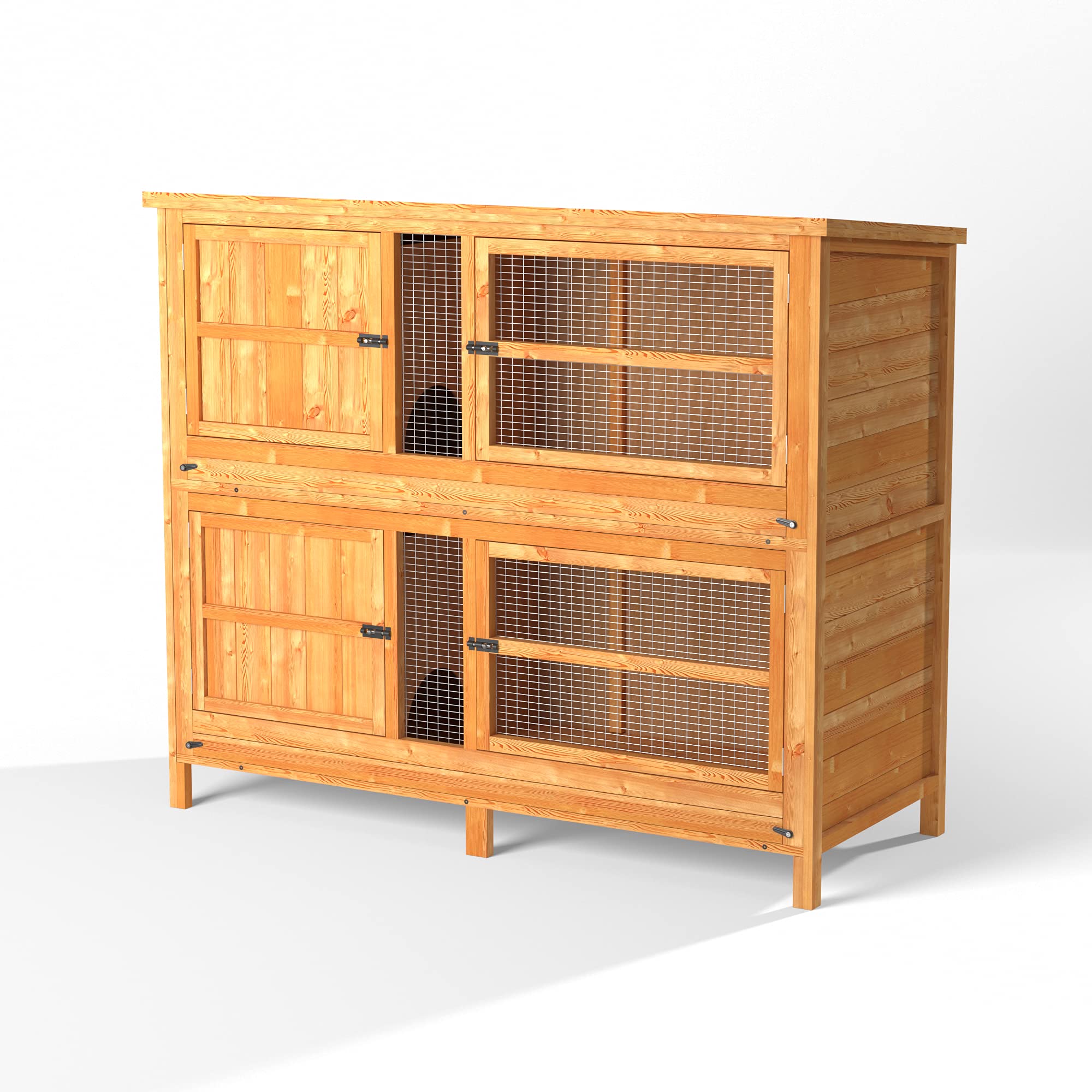 Buy 4ft Chartwell 2 Tier Rabbit Hutch Perfect for keeping Rabbits and