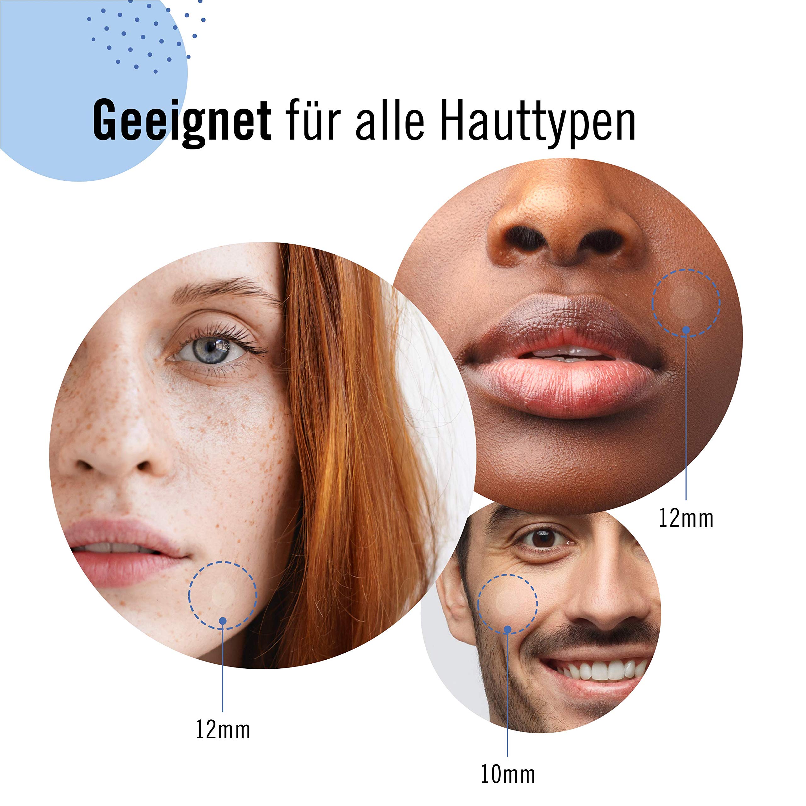 Premium Pickel Patch Hydrocolloid - 39 Antipickel Patches Für Akne Pickelpatches Unsichtbar - Zwei Größen 24 x 12 mm und 15 x 10 mm - Hydrokolloid Pflaster Gegen Pickelflecken Und Aknenarben