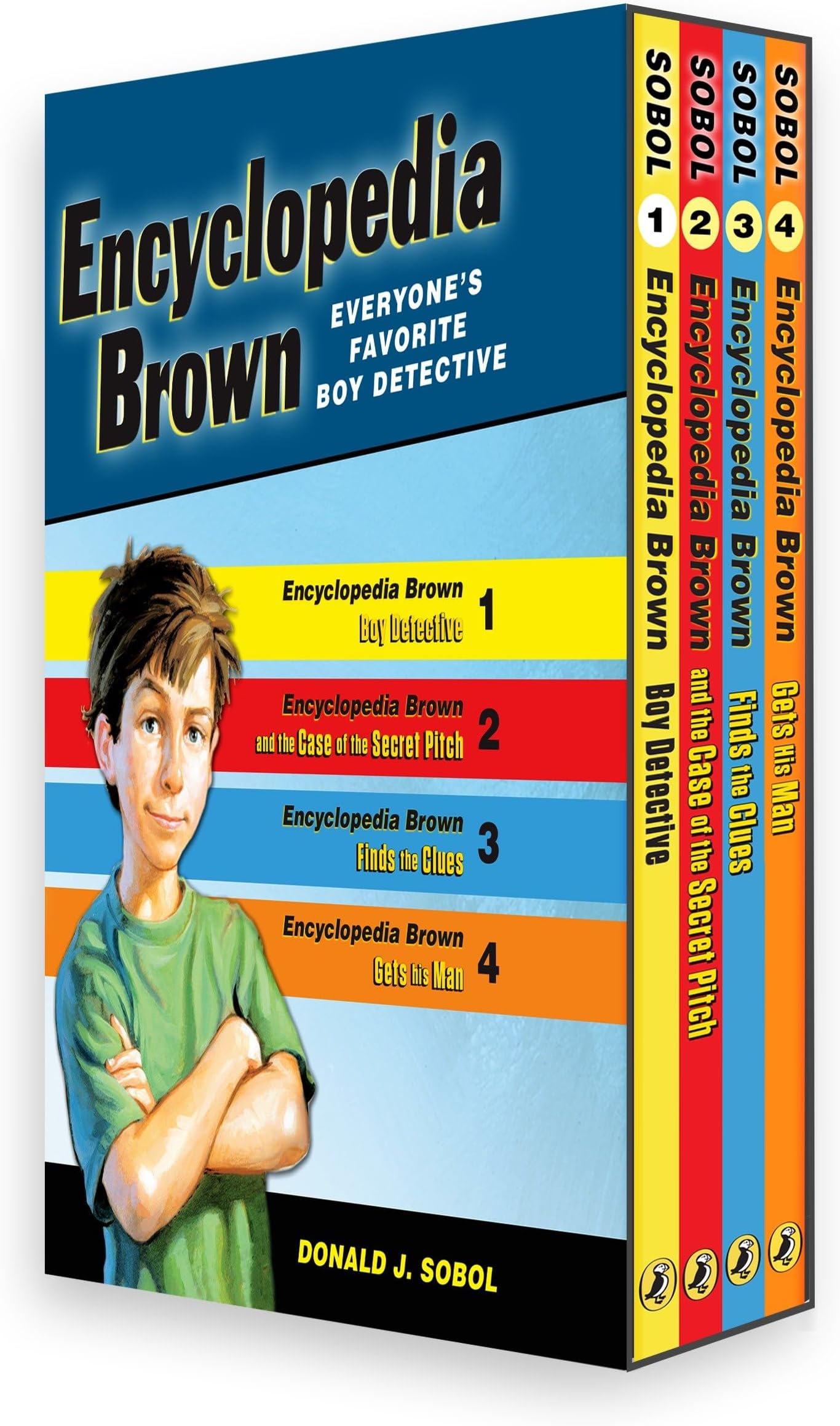 Encyclopedia Brown Box Set (4 Books)