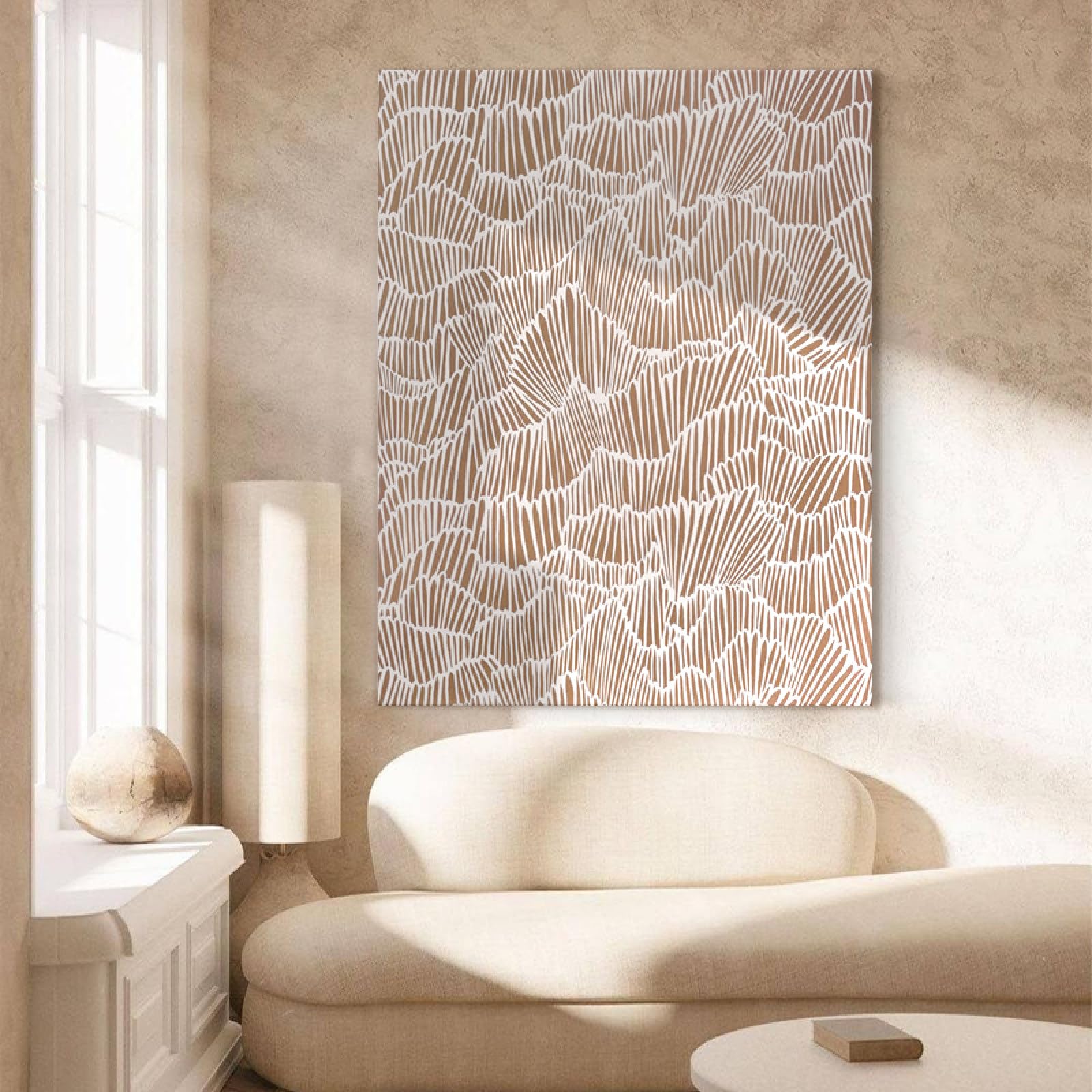 Peinture à l'huile peinte à la main, tableau texturé premium style Wabi-Sabi