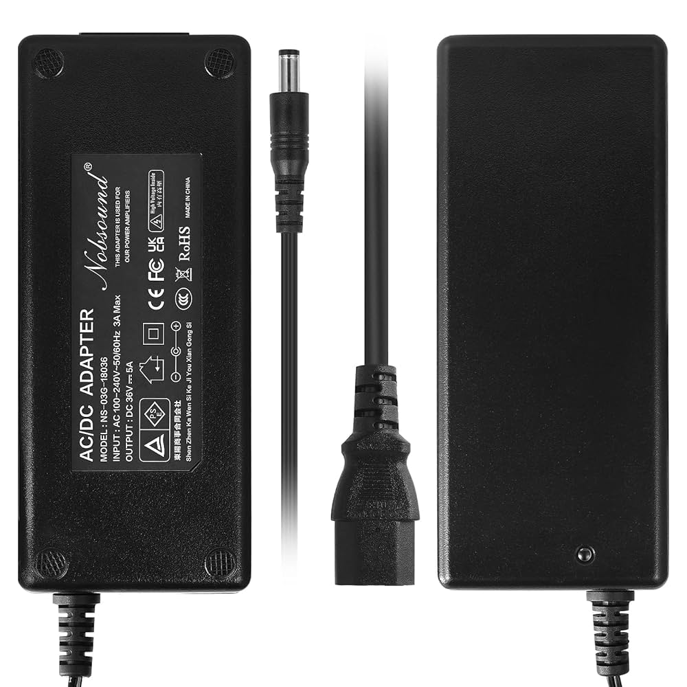 Amazon.co.jp: Nobsound 180W DC 36V/5A 電源アダプター 充電器