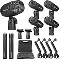 ダイナミックマイク PROFESSIONAL HIGH GRADE MIC Amazon.co.jp: Depusheng 7ピース 有線ダイナミックドラムマイク
