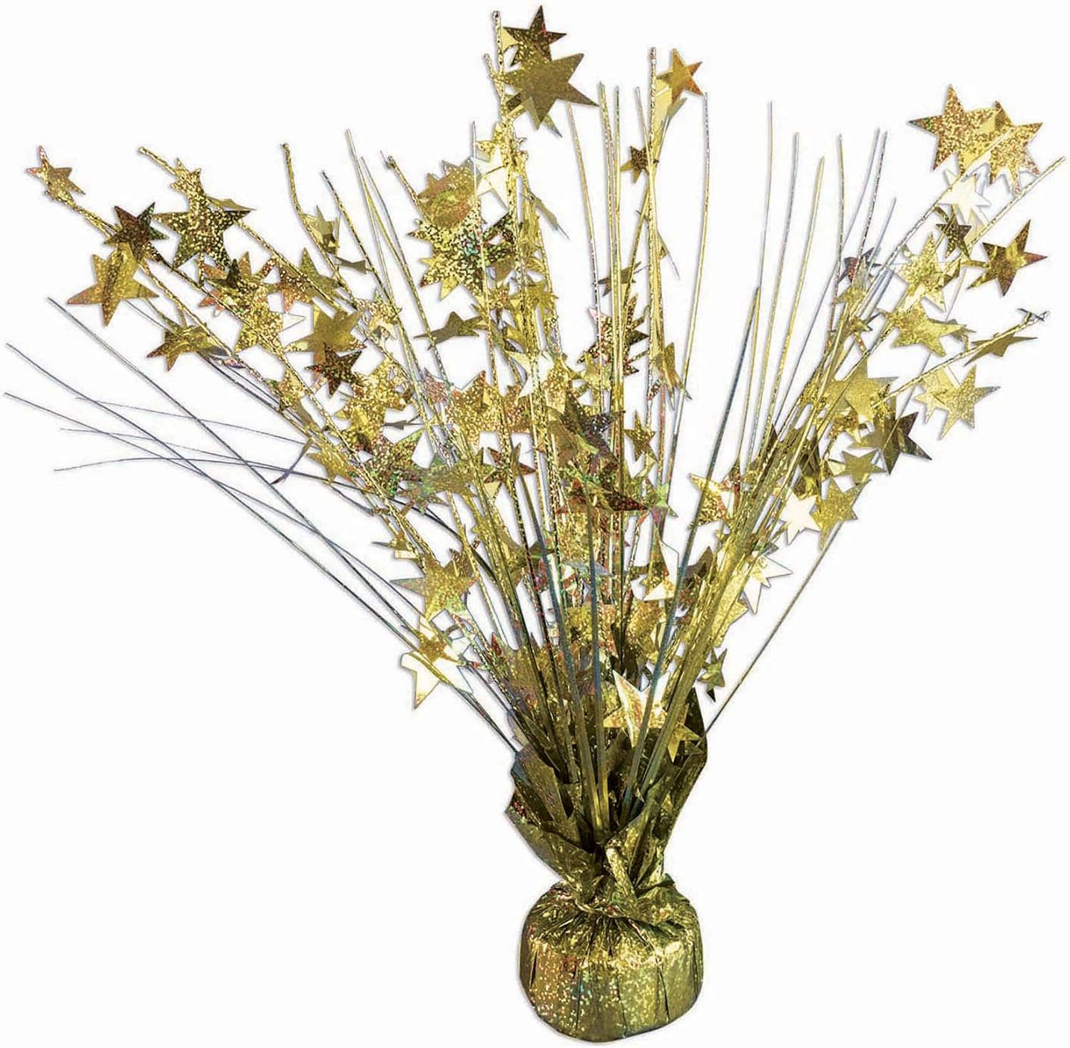 Forum Novelties 9oz Balloon Weight 15" Spray Centerpiece, Black