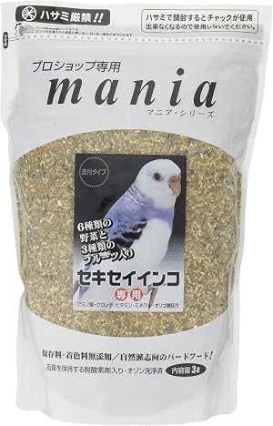 mania（マニア） プロショップ専用 セキセイインコ 3リットル