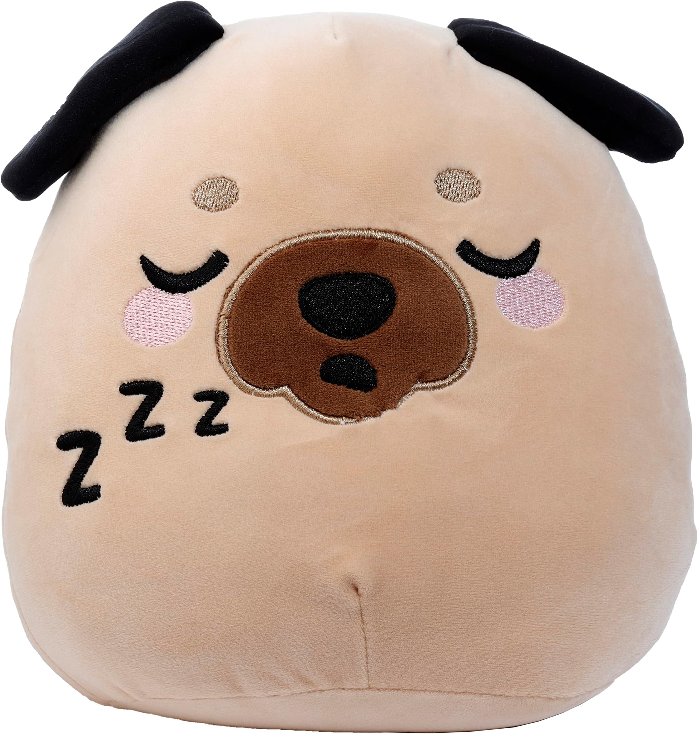 Puckator Squidglys Gus the Pug Adoramals Pets Plush Toy - Plushies Cute Animal Baby Newborn Kids Toys Stuff Gifts Gift For Girlfriend Cuddly Stuffed Toy Plushie