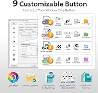 Vista 3 de Plustek Escáner de documentos dúplex PS3140U, Citrix Ready & Twain Support para PC y Mac, escanea y guarda documentos por lotes