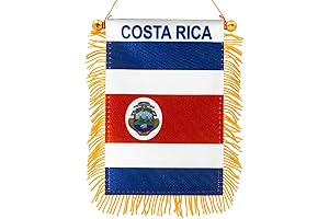 Anley 4x6 Costa Rican Hanging Flag and Dcor