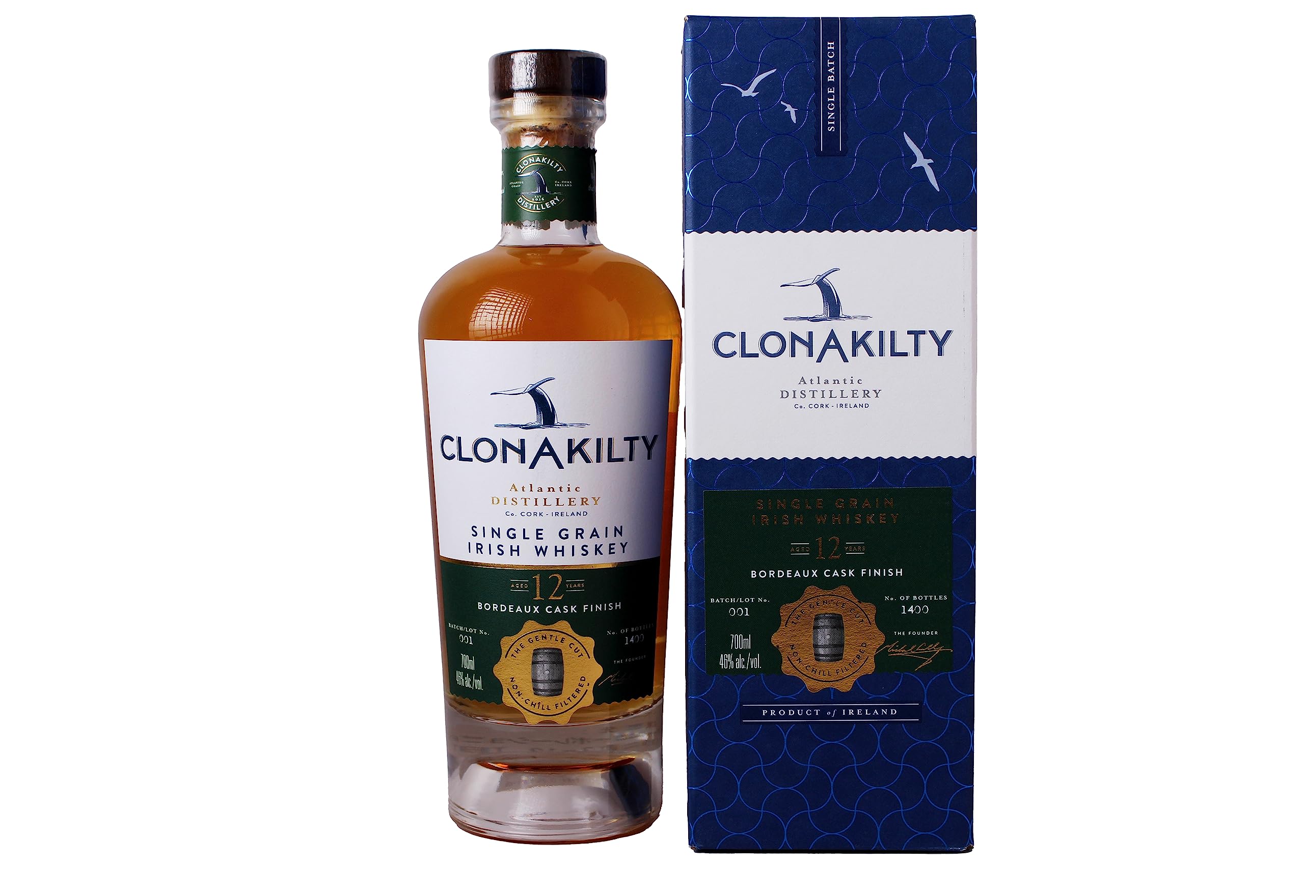 CLONAKILTY 12年 シングルグレインウイスキー 楽天市場】クロナキルティ 12年 シングル グレーン ボルドー