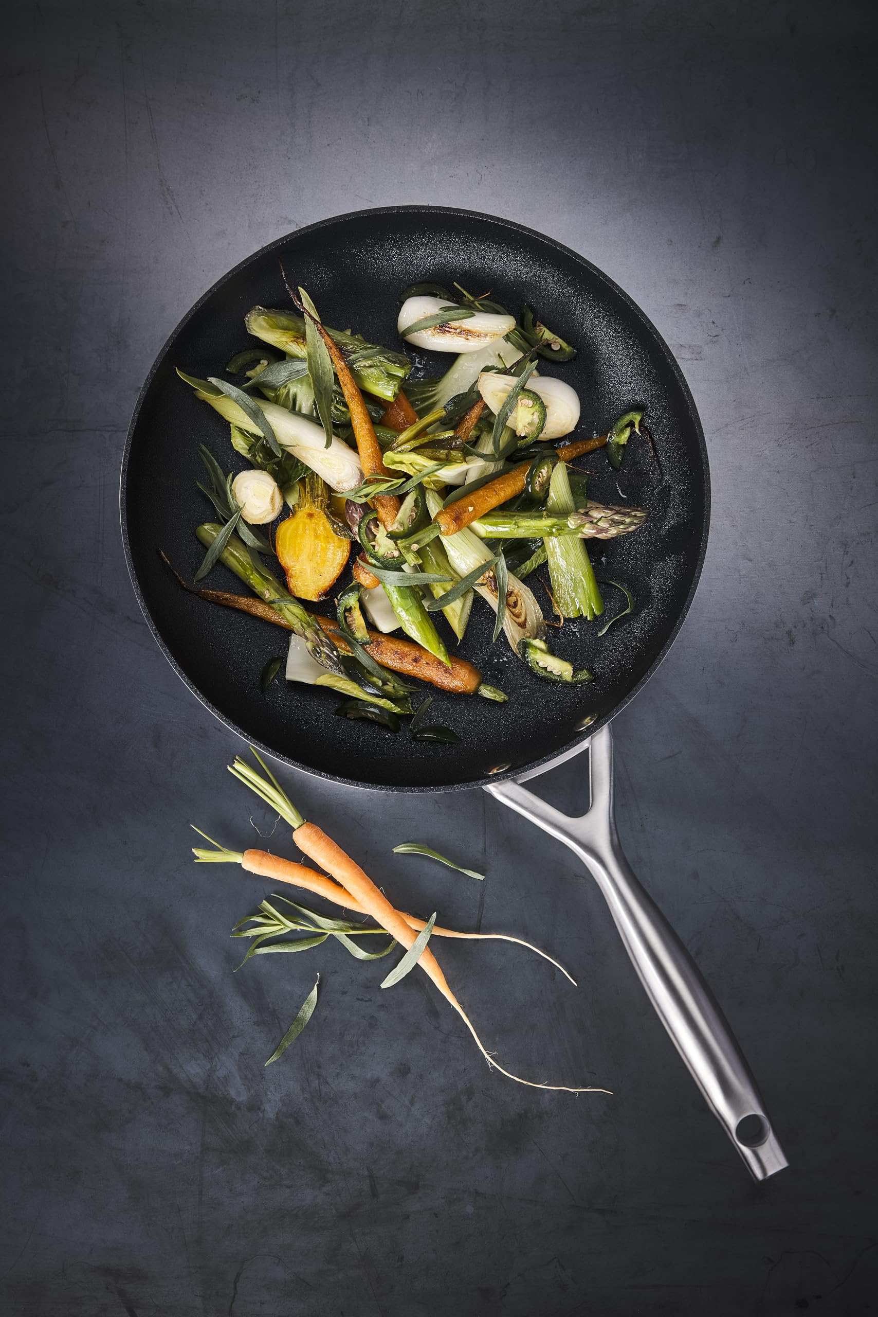 SCANPAN CS+ Bratpfanne 32 cm, Stratanium+, Induktion, 5-Schicht Edelstahl