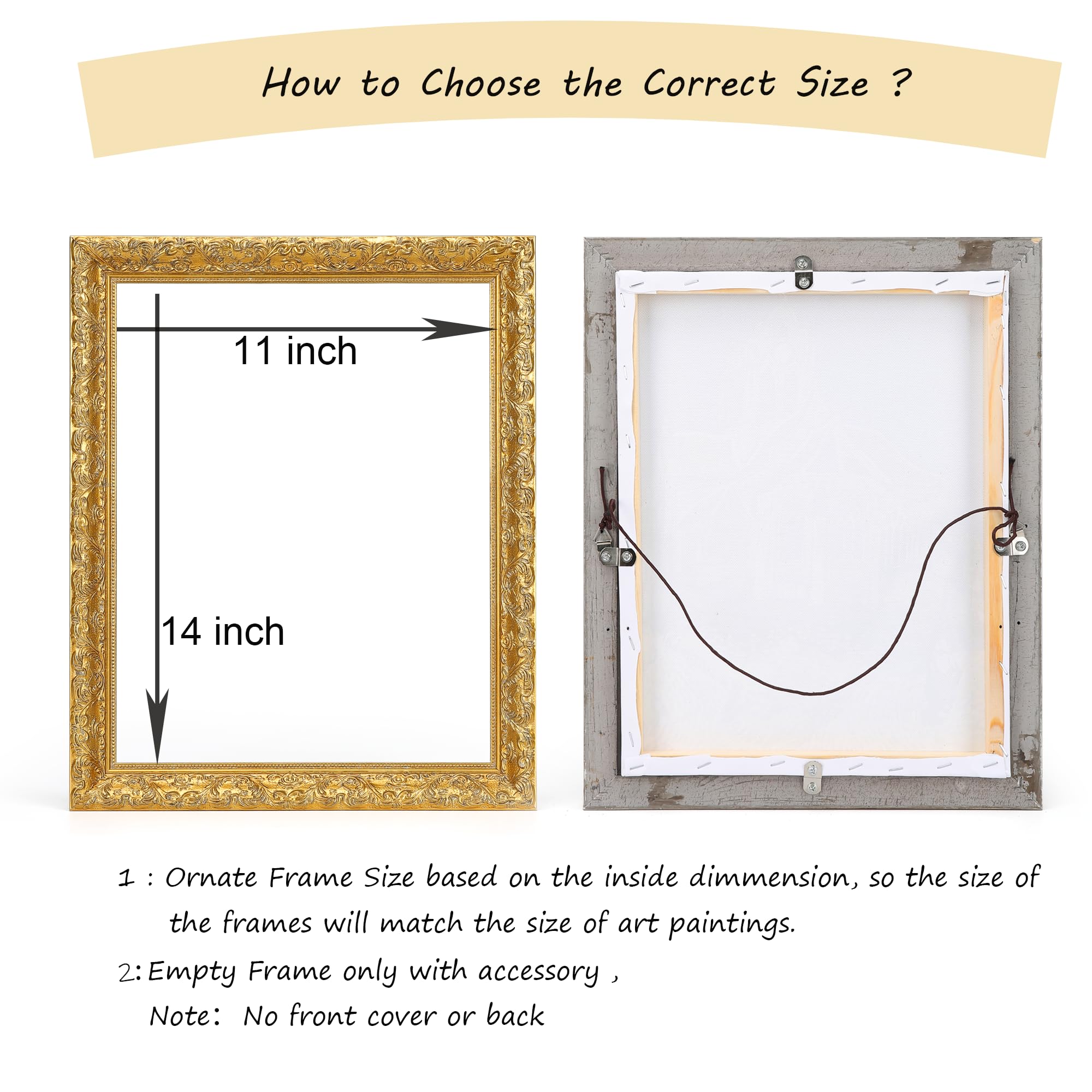 Amazon.com - HUACANVAS Wood Canvas Frame for 11