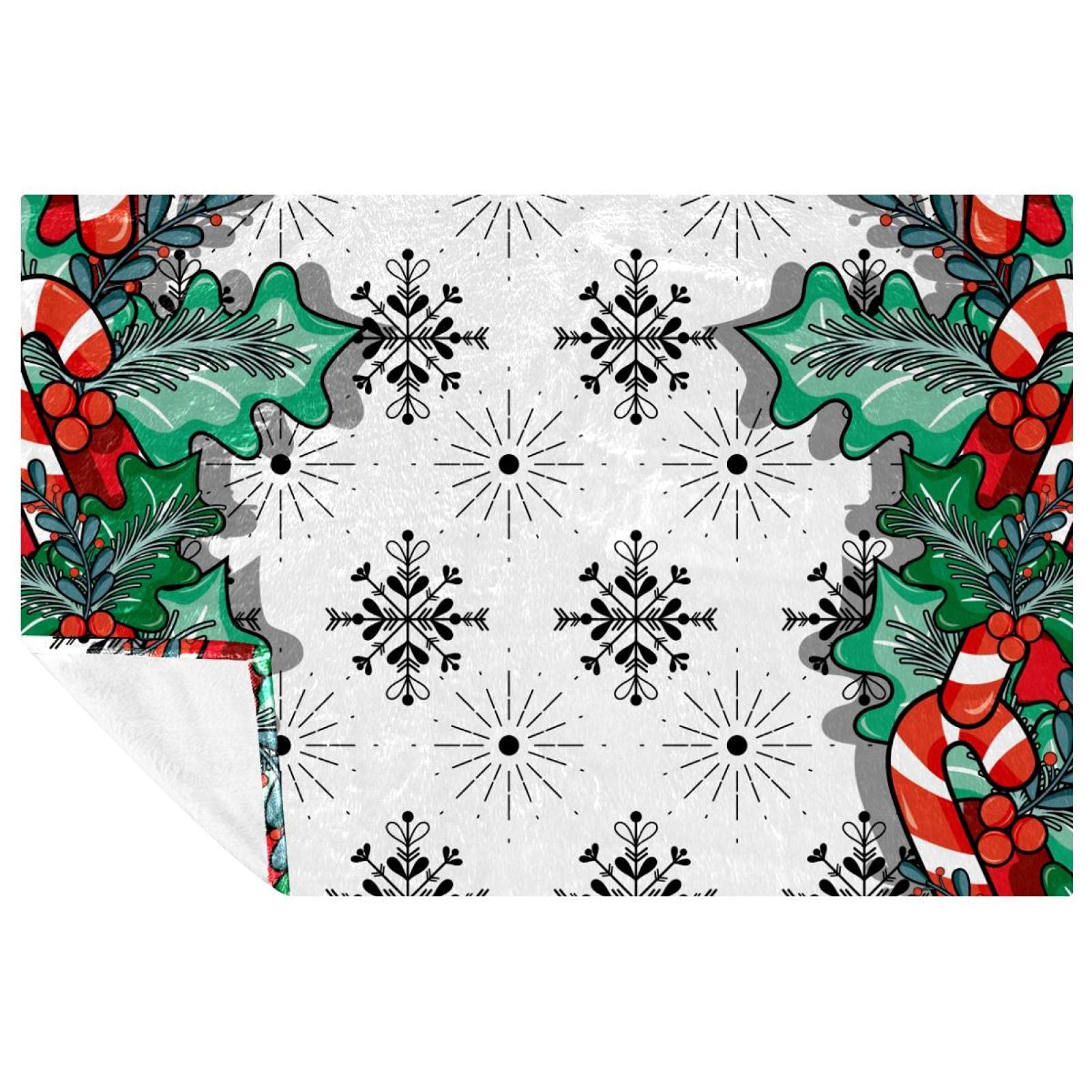 Couverture de Noël vintage pour stopper le froid sur votre lit ou canapé