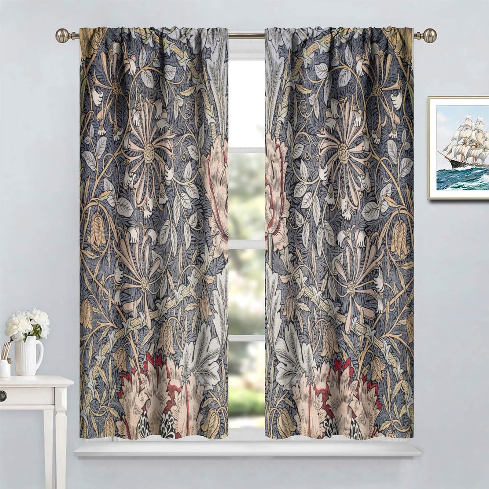 Amazon｜Victorian William Morris オリジナルデザイン ヴィンテージ
