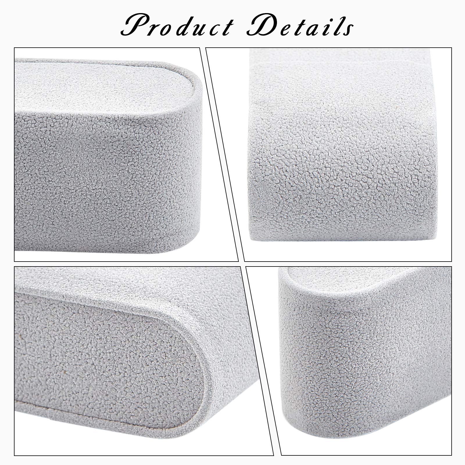 12 Cuscini Espositore Per Gioielli PandaHall - Supporti Vellutati Per Orologi E Braccialetti - Foto 11