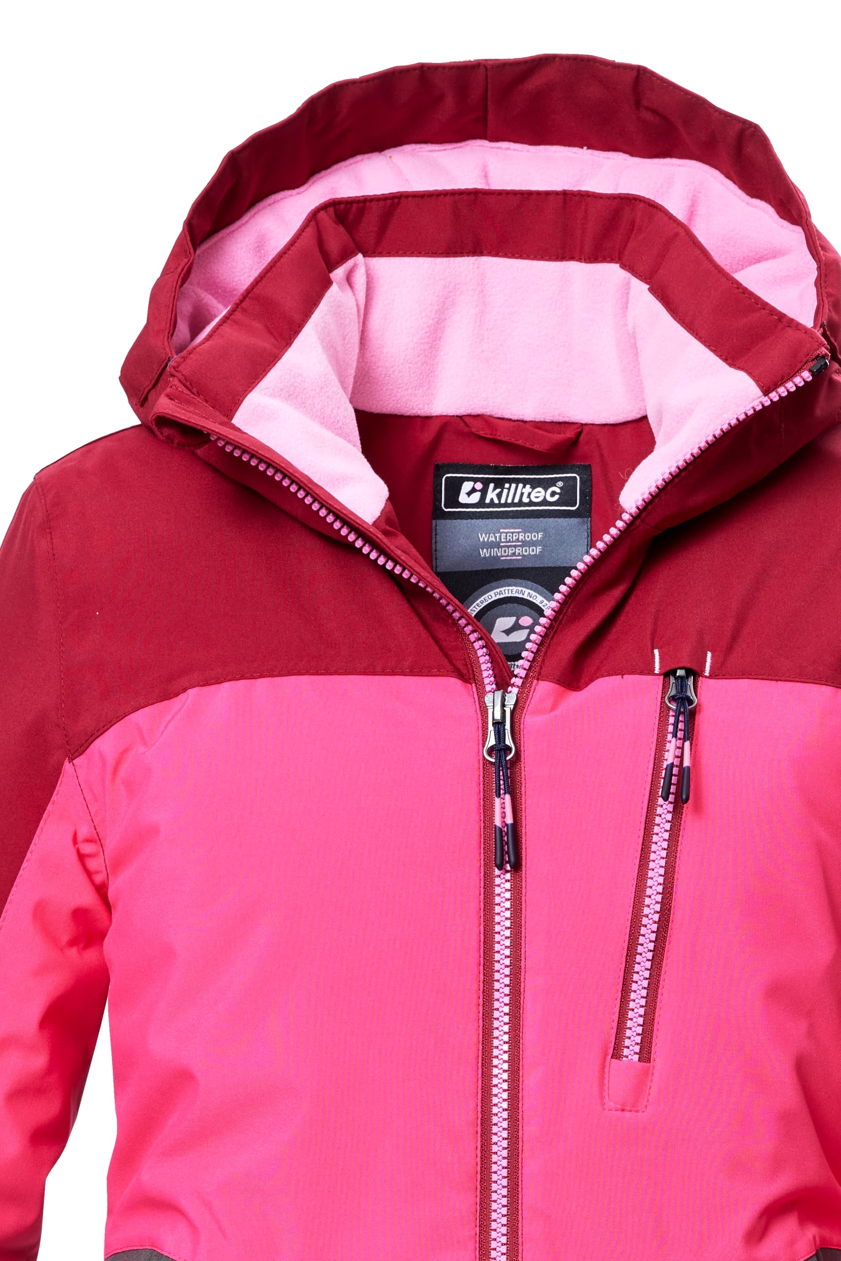 Killtec KOW 354 Mädchen Skijacke Kapuzenjacke Winterjacke blau blau