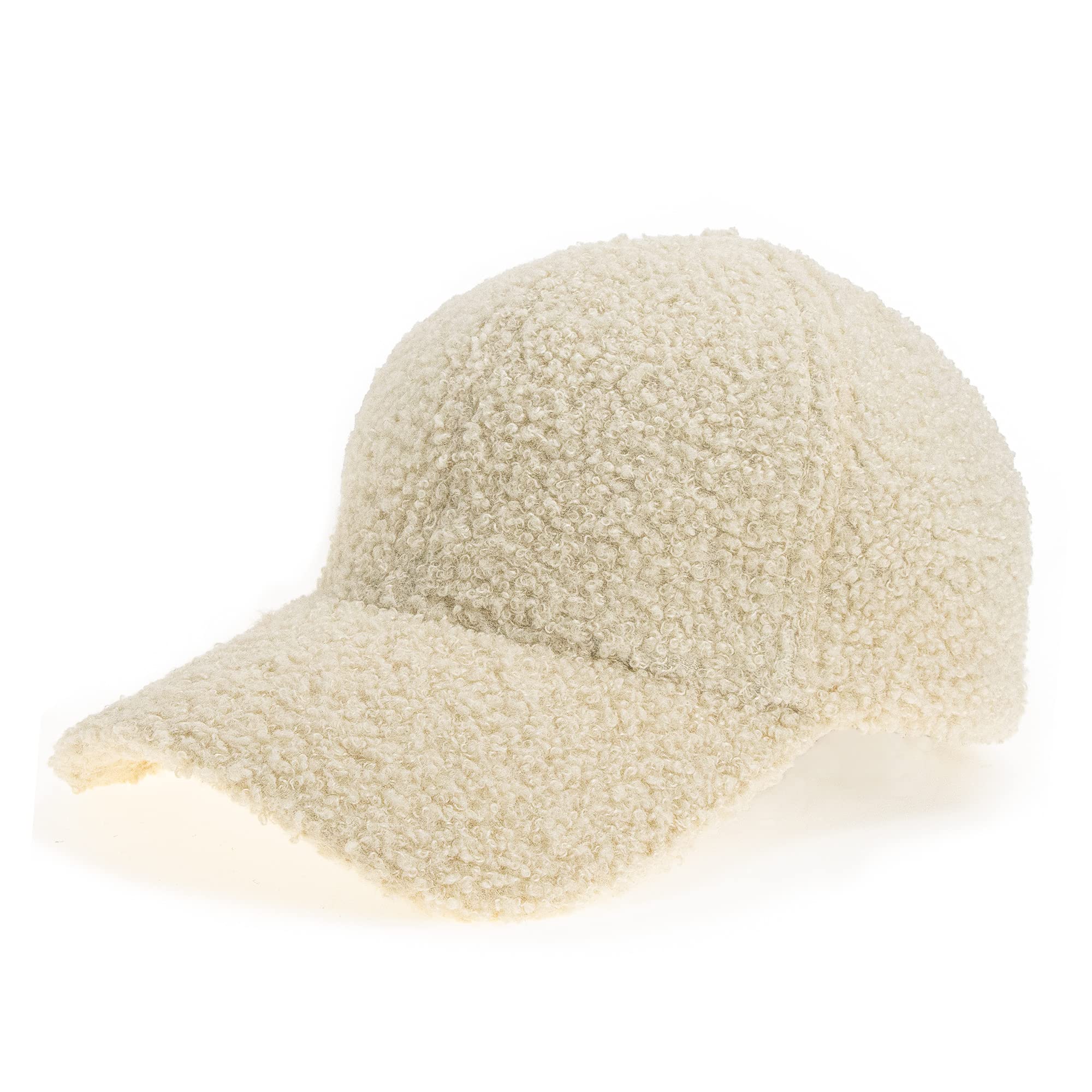 Lamb-Wool Baseball-Caps Warm-Winter Teddy-Fleece Hip-Hop Cap for Men Women Outdoor Travel
