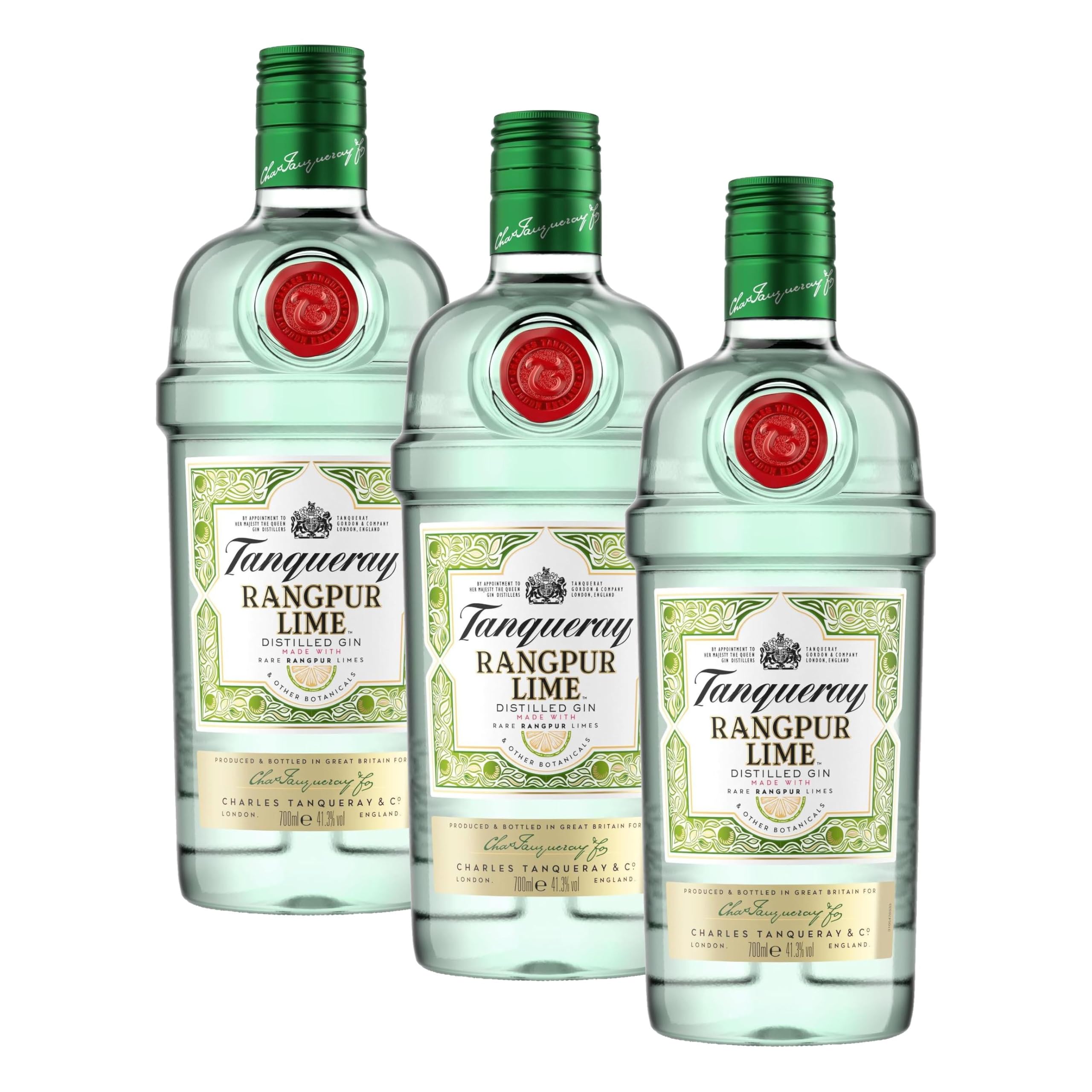 Tanqueray Rangpur Lime Gin, 700 ml (Confezione da 3)
