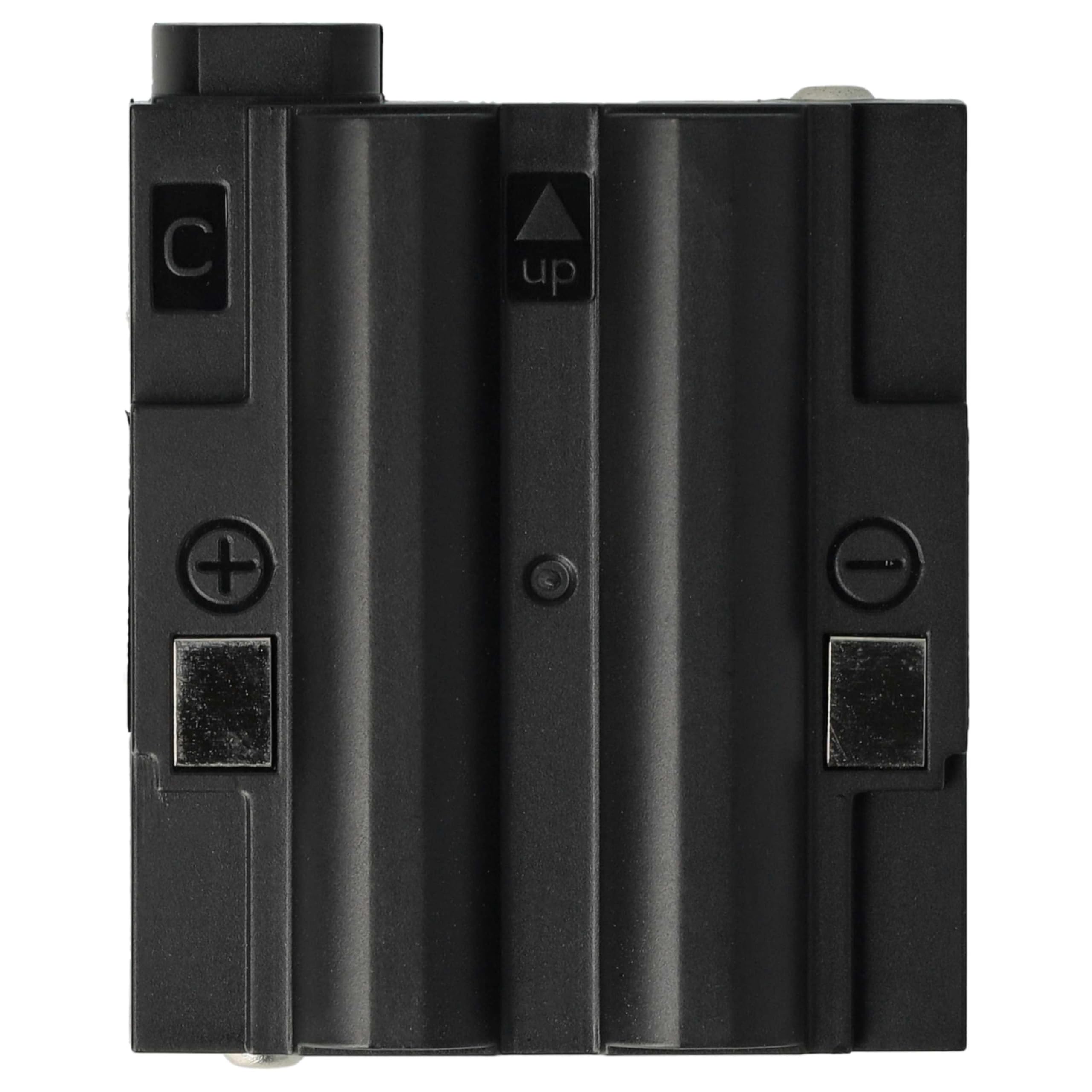 vhbw 2X Batterie Compatible avec Alan Midland GXT-850 | GXT-800, GXT-950, GXT-900, GXT-757, GXT-756, GXT-775 radio talkie-walkie (700mAh, 6V, NiMH)
