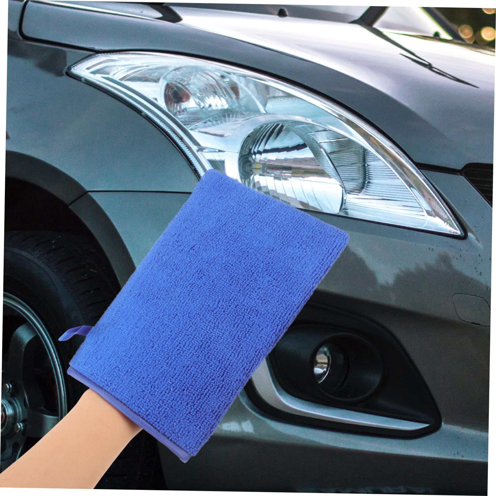 Gatuida 3 Piezas Guantes Lodo Guante Lavado Microfibra Sin Rayones Guante Lavado Coches Microfibra Auto Arcilla