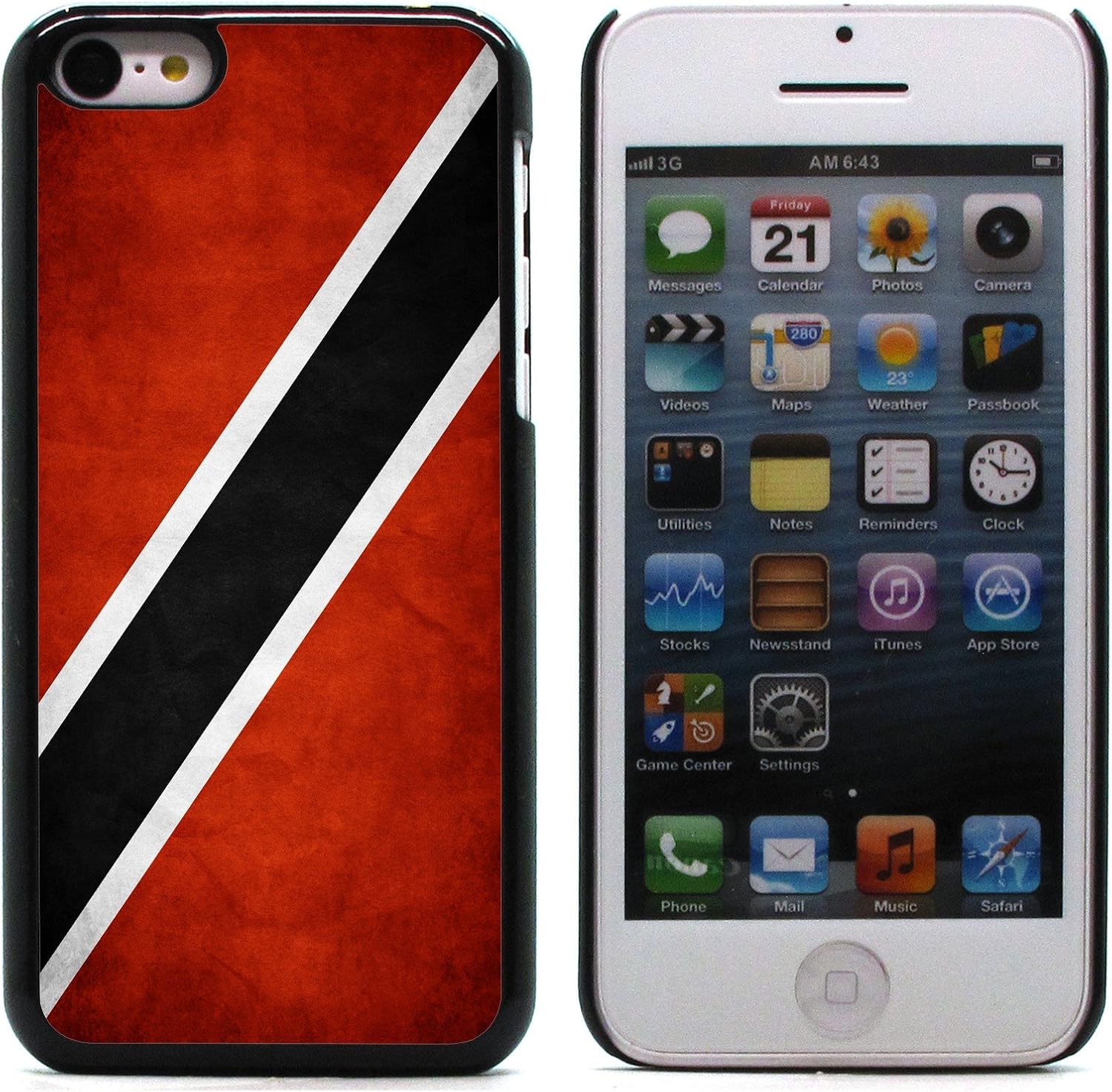 Graphic4You Vintage Trinidadian Flag of Trinidad Design