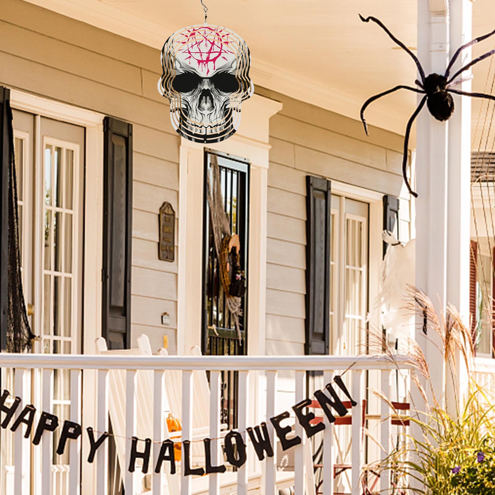 Giwnhvx 6個 8インチ 昇華風スピナーブランク、3Dアルミニウム