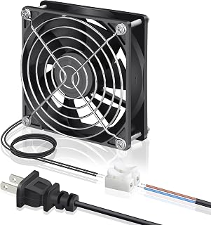 GDSTIME EC Fan 9225 90mm 92mm x 25mm AC EC 110V 115V 120V 220V 240V Brushless Cooling Fan for CPU Medical Devices Industrial DIY