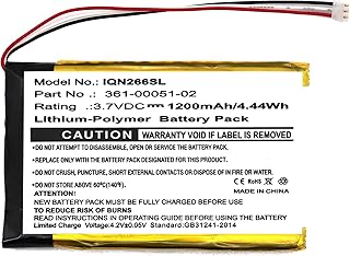 Replacement Battery for Garmin Nuvi 2595LMT Garmin Nuvi 2460LMT Nuvi 2660LMT Nuvi 2669LMT 361-00051-00 361-00051-01 361-00051-02
