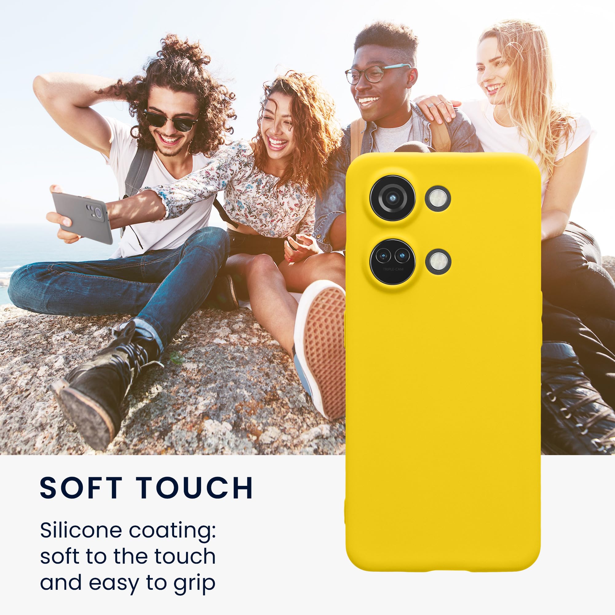 Custodia Per OnePlus Nord 5 Kwmobile - Cover In Silicone TPU, Con Laccetto, Colore Nero/trasparente