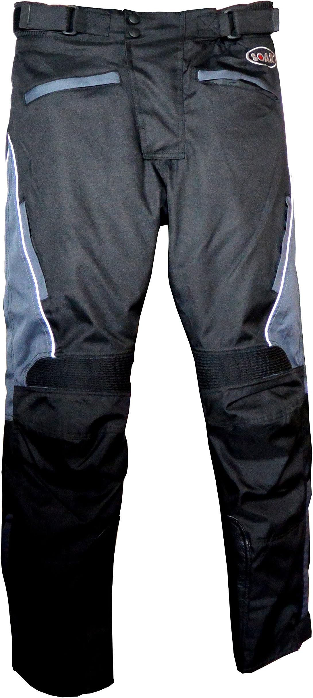 KED Soar Motorcycle Solo Black DXL Trousers Made From Hard-Wearing Polyester Fabric