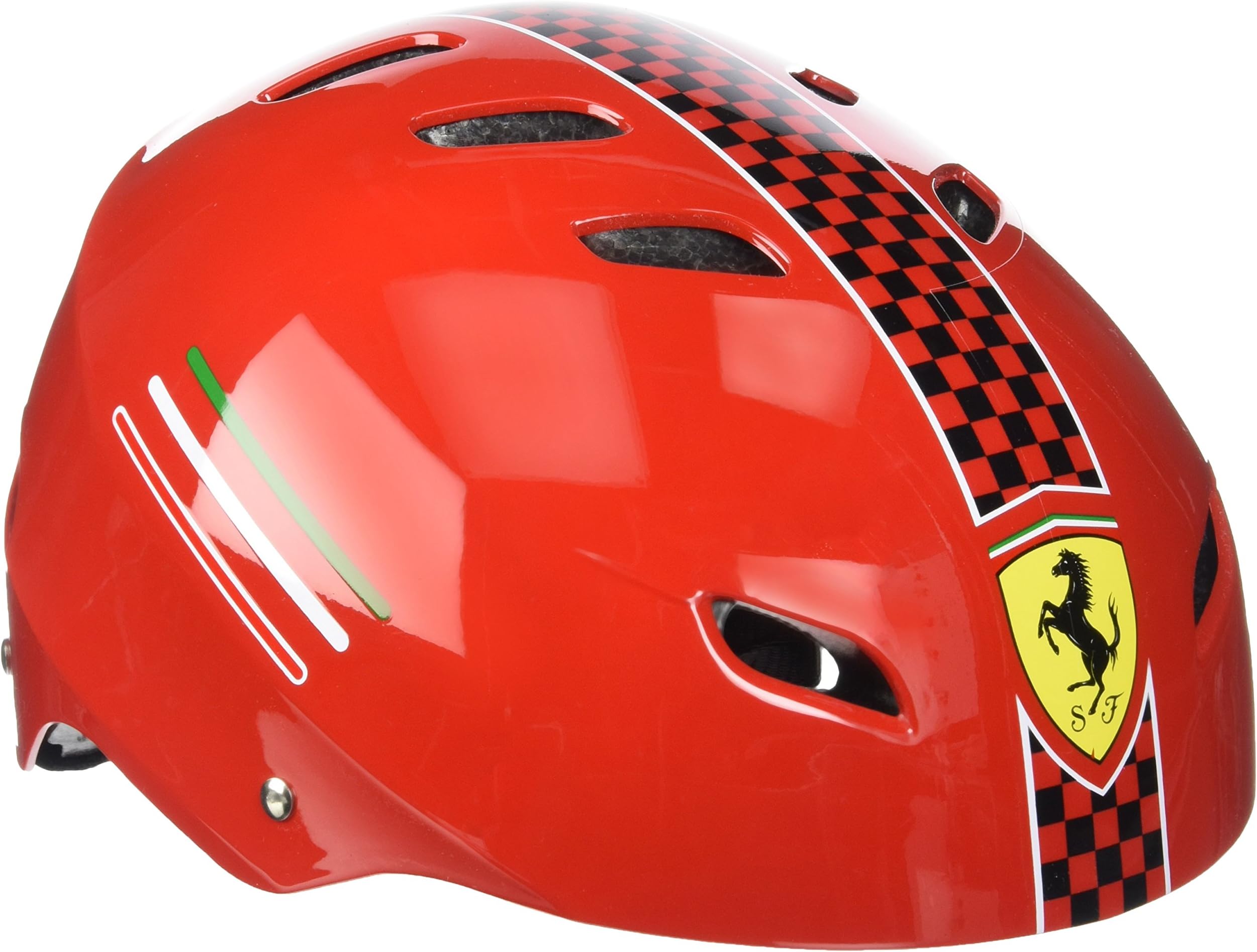 DAKOTT Ferrari Sport Racing Helmet, Red, Medium