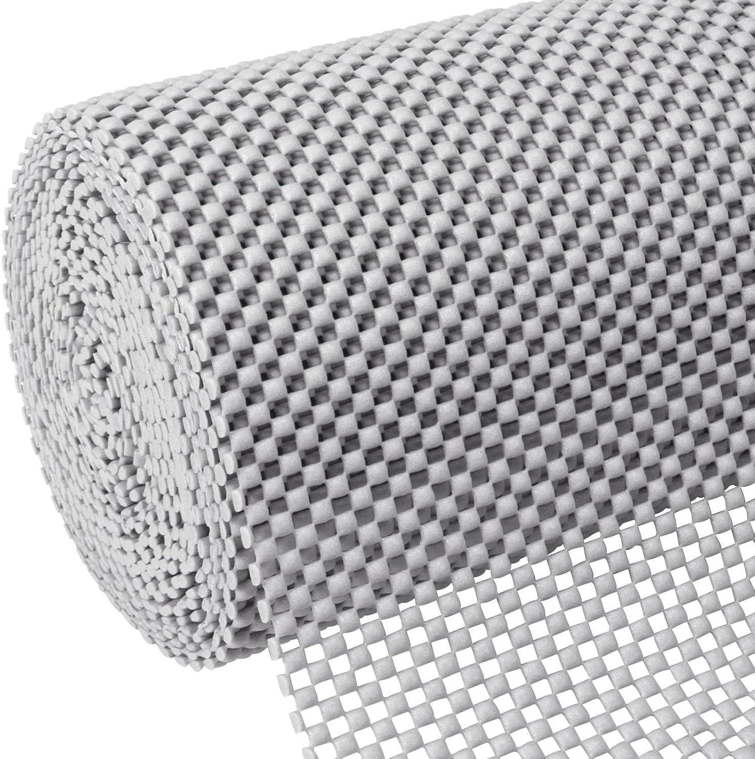 BALEINE Cabinet Liner, Drawer and Shelf Liner for Kitchen Cabinets Non-Adhesive, Non-Slip Protect Desks, Cupboard, Drawers, Shelves, Tableware (24 in x 30 Ft, Gray)
