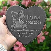 Vista 2 de Memorial personalizado de Border Collie, lápida Border Collie, condolencias por pérdida de Border Collie, recuerdo de Border Collie, recuerdo