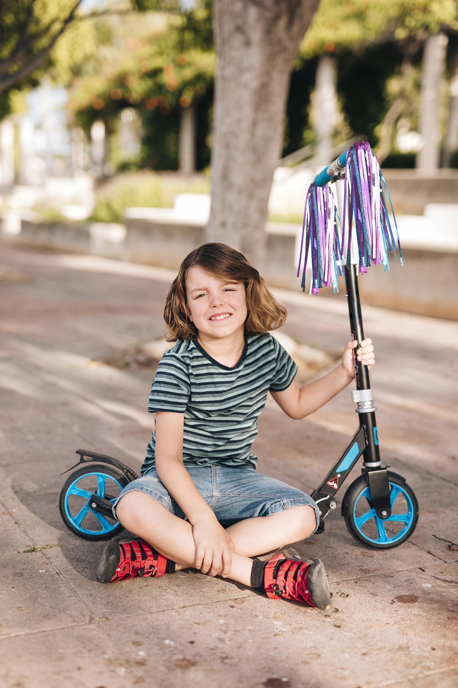 Rainbow Bike Streamers - Add Color to Your Ride! -4