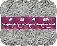 Vista 36 de JubileeYarn Amigurumi Select - Hilo acrílico para bebé, aster, 4 madejas