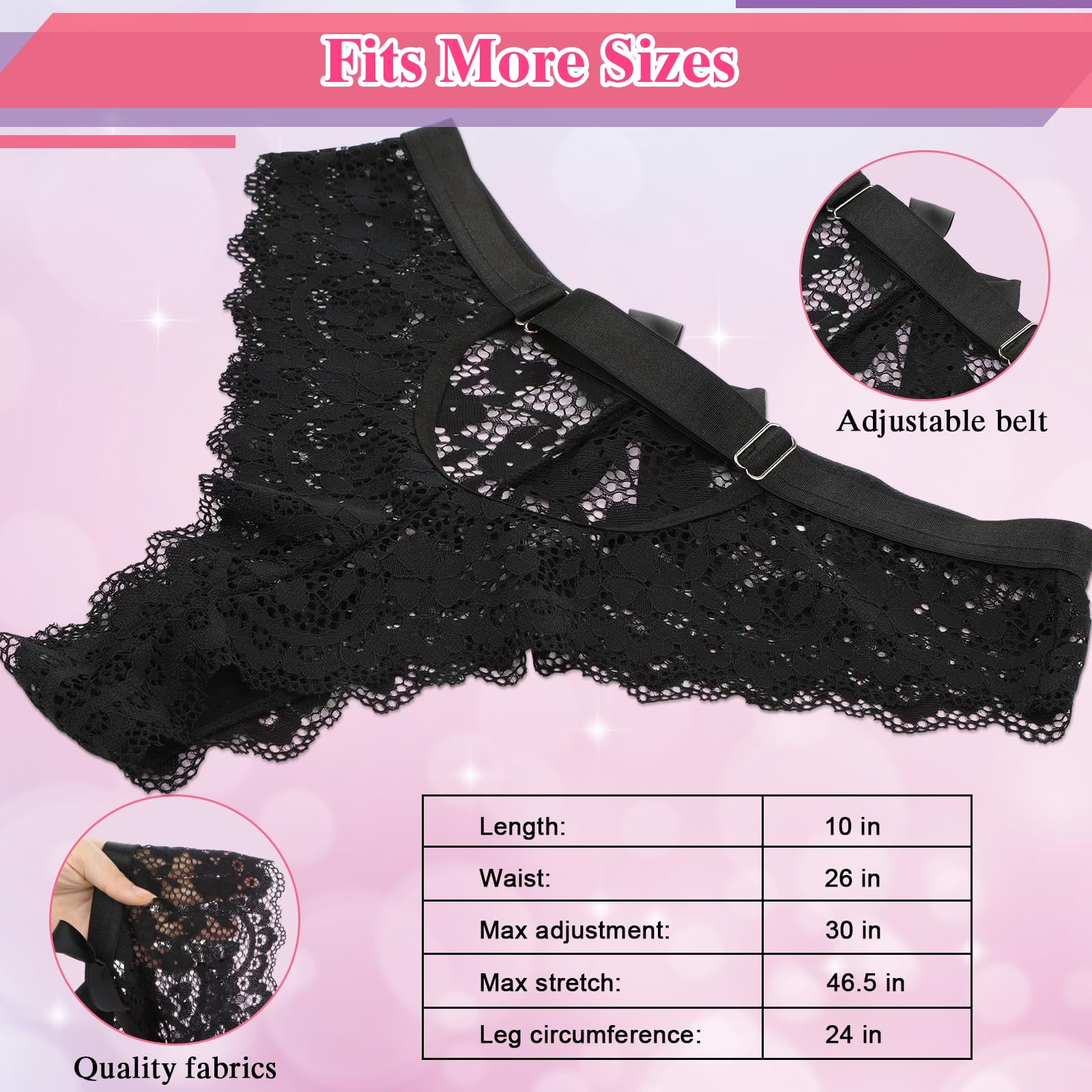 wifi vibrating panties Remote Vibrating Crotchless Panty main image 1