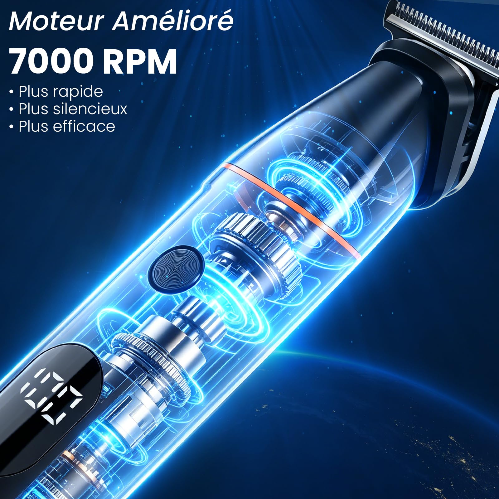 MAXGROOM Trimmer corpo uomo elettrico 4 in 1 multifunzione tosaerba intimo uomo, 7000 RPM rasoio parte intima professionale, IPX6 impermeabile, lunga resistenza USB-C