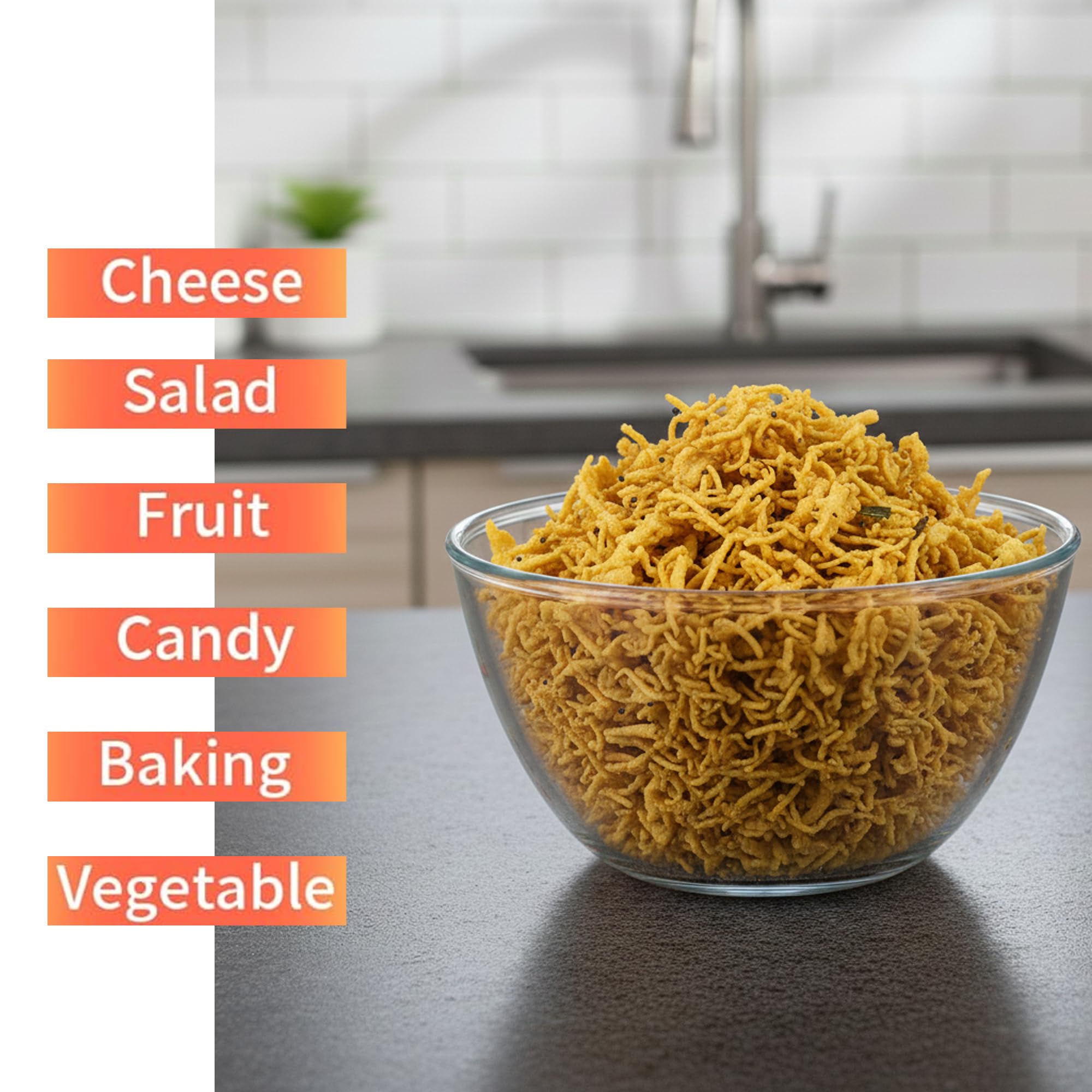 Cutting EDGE 500 ml Borosilicate Glass Mixing Bowl (Set of 1) 4