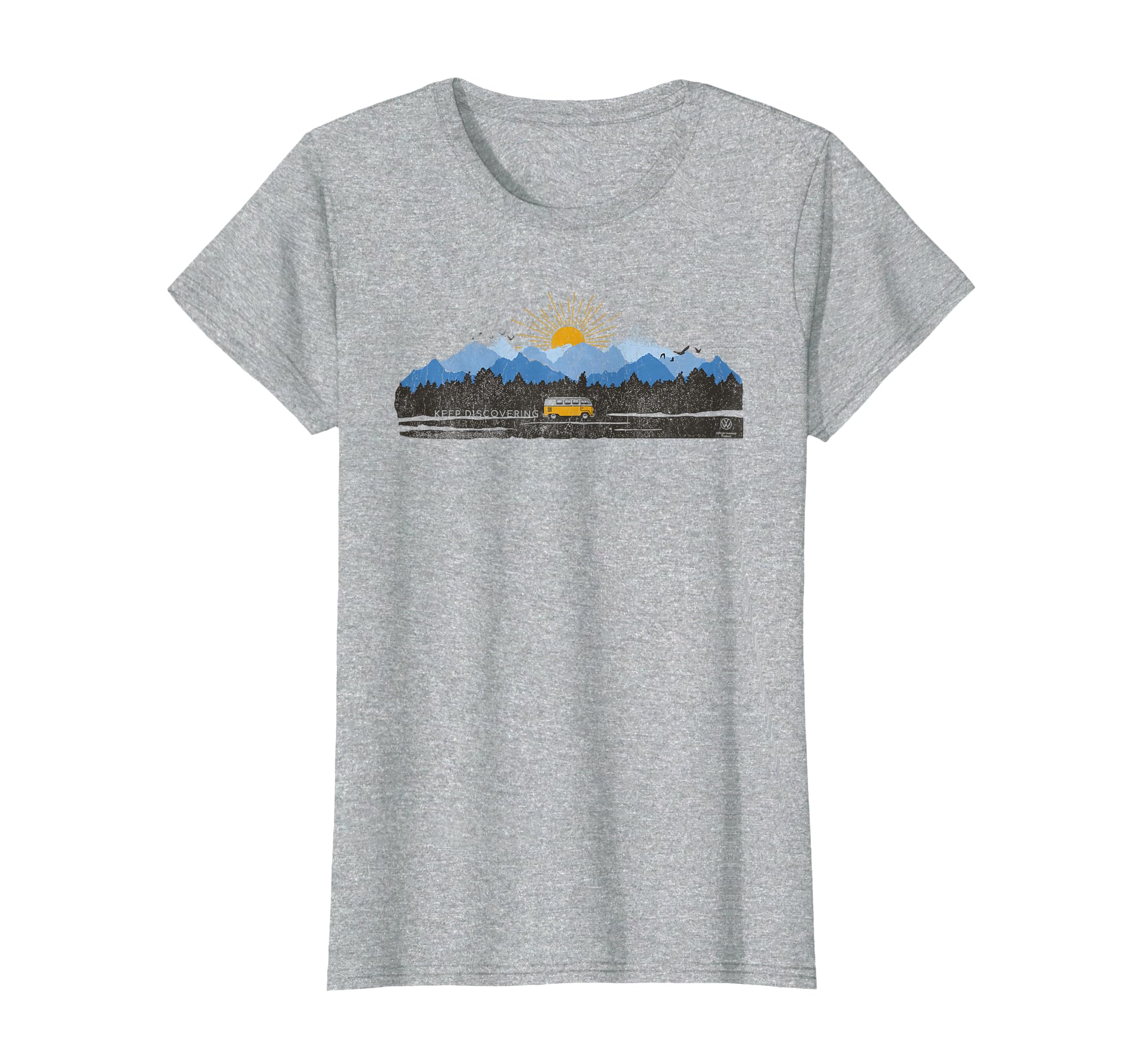 Campervan Mountain Scene Keep Discovering T-Shirt